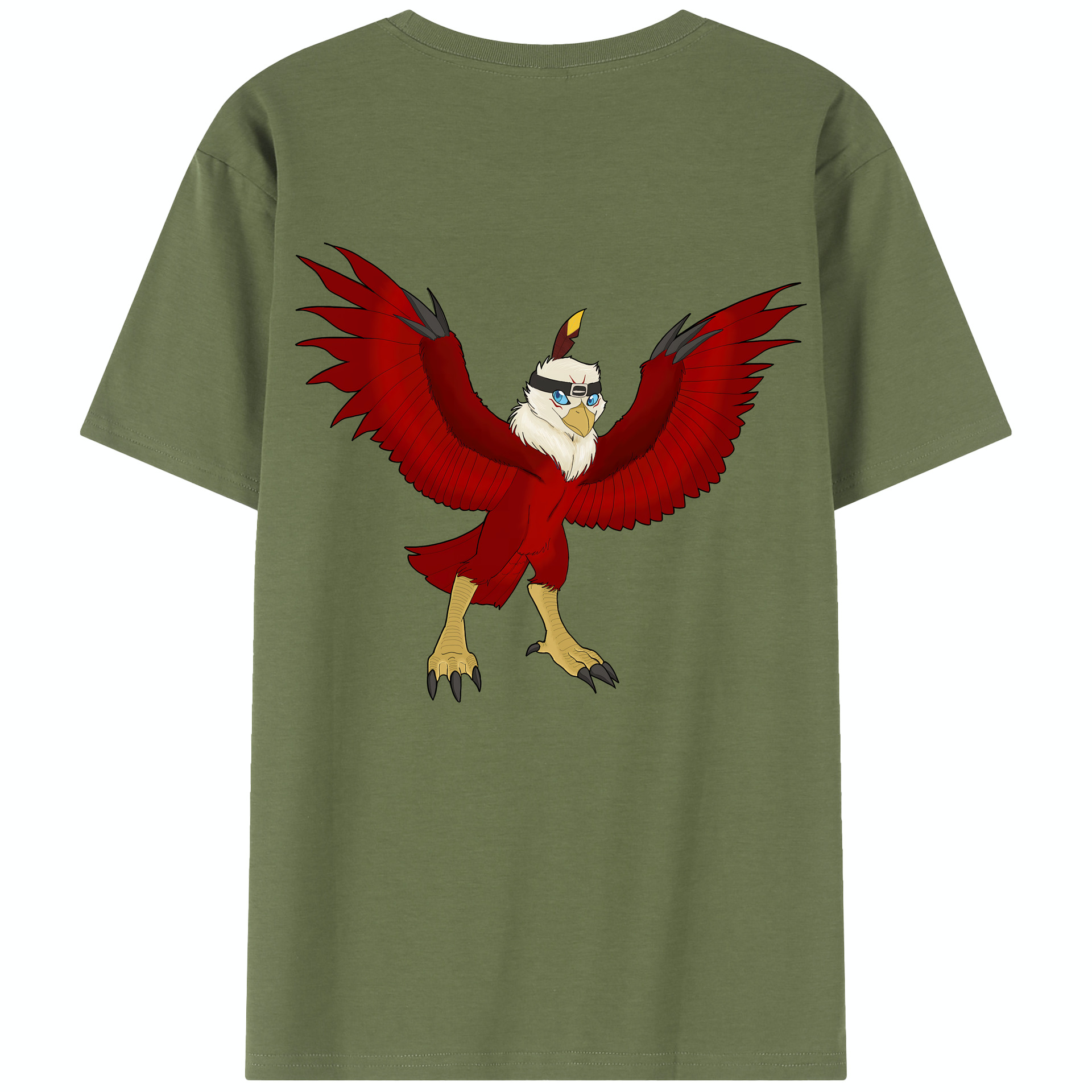 （画像用） Digimon デジタルモンスター/デジモン 綿100％半袖Tシャツ（背面プリント）